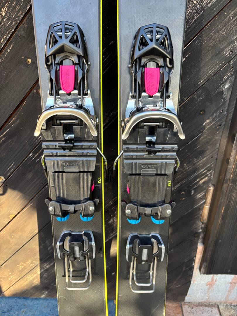 ロッテフェラー フリーダム NTN ビンディング スキー板付き