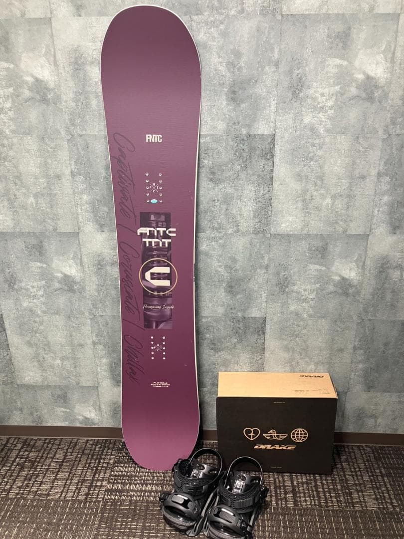 25-26モデル FNTC スノーボード板 DRAKE ビンディング セット