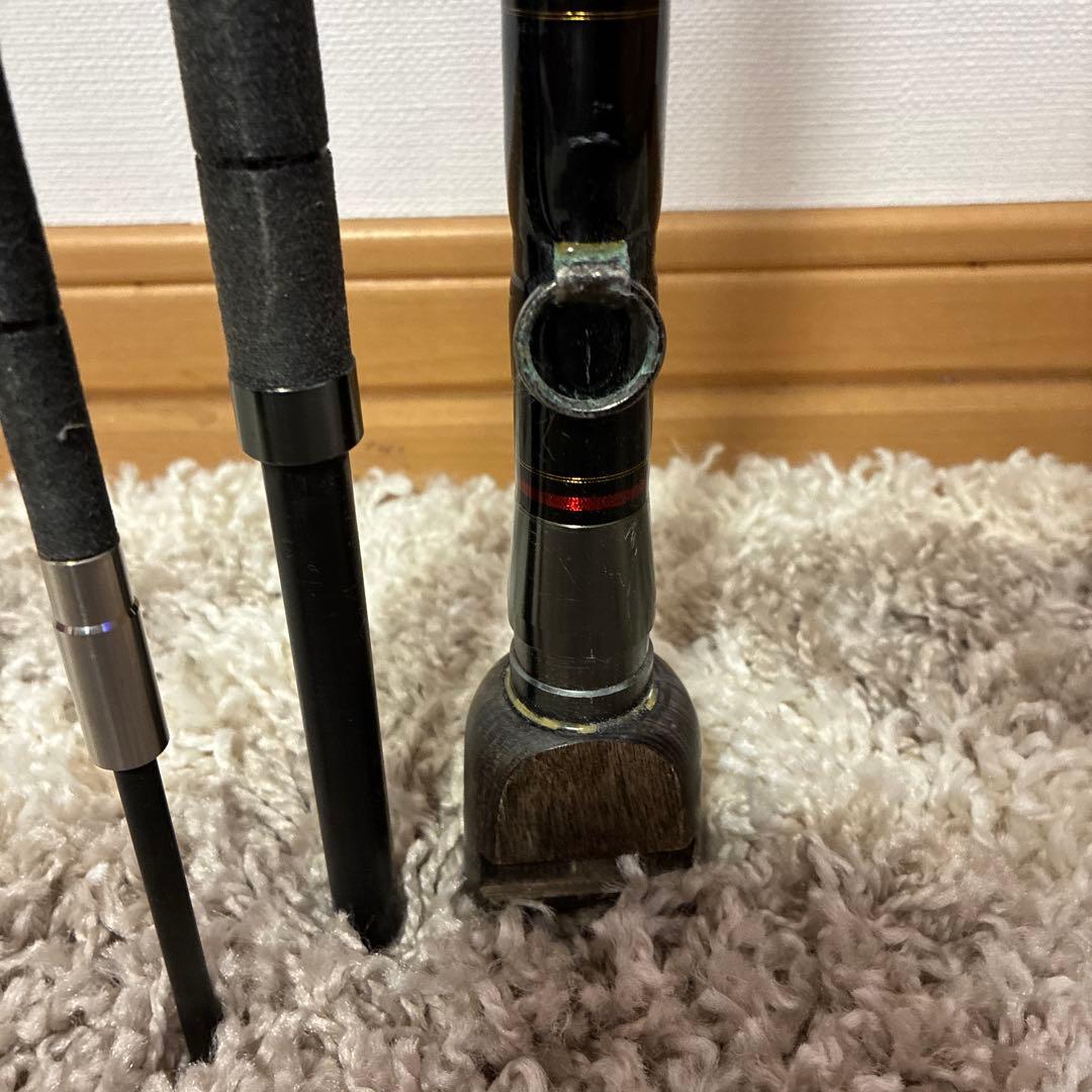 KING 500M 磯竿 黒/赤 カーボン製石鯛