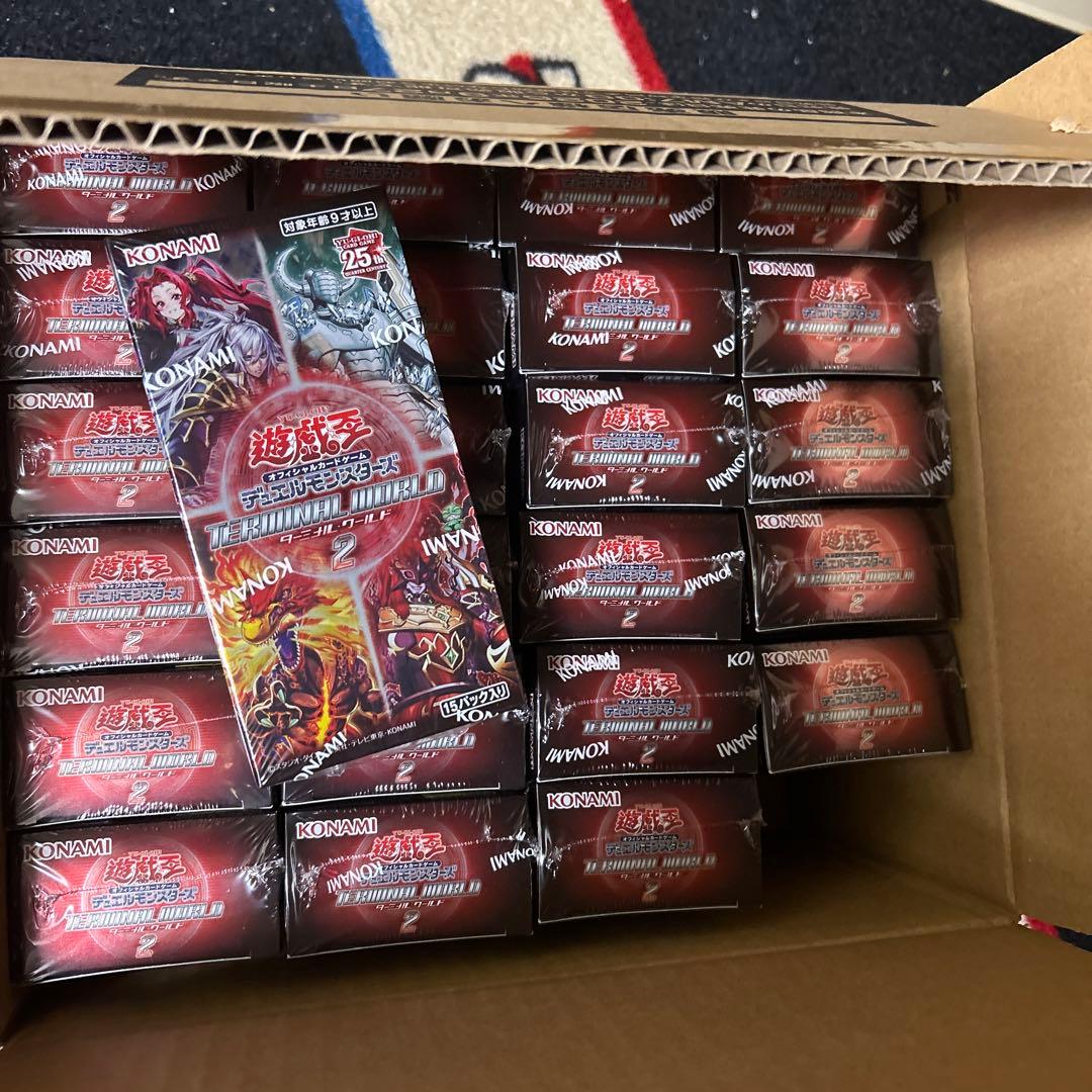 遊戯王　ターミナルワールド2　24ボックス　１カートン　新品未開封　シュリンク付