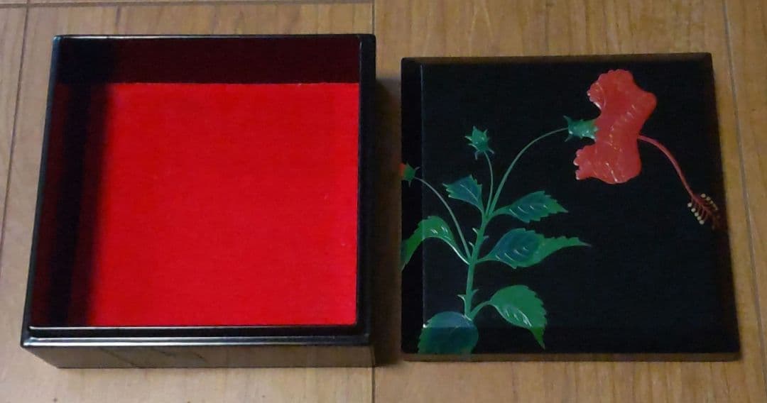 琉球漆器 小物収納箱 琉球塗