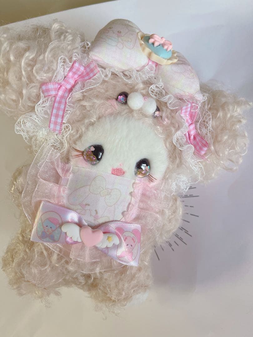 サンリオ pream 人気作家 フェルト テディベア ハンドメンド ぬいぐるみ