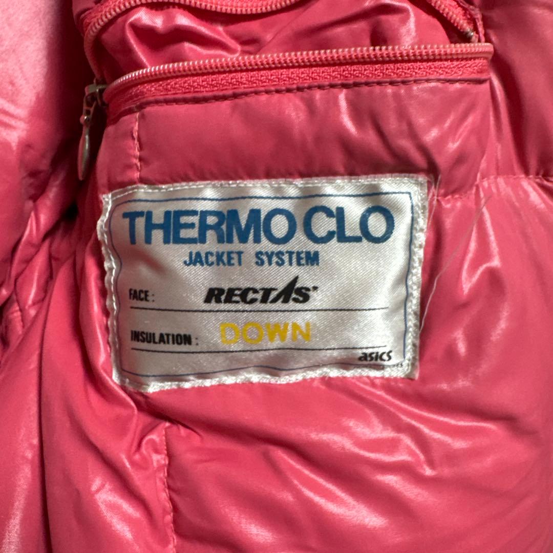 80s モンクレール asics スキーウェア ダウン ジャケット スノボ