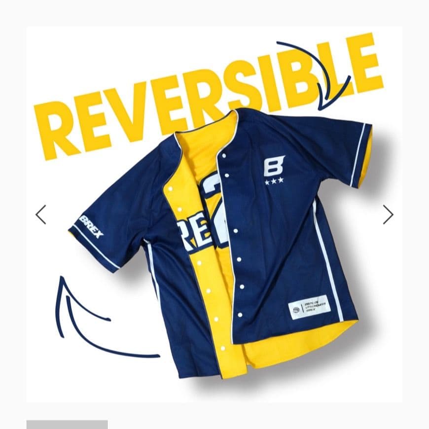 としあき【新品】2025-26 BREXリバーシブルベースボールシャツ