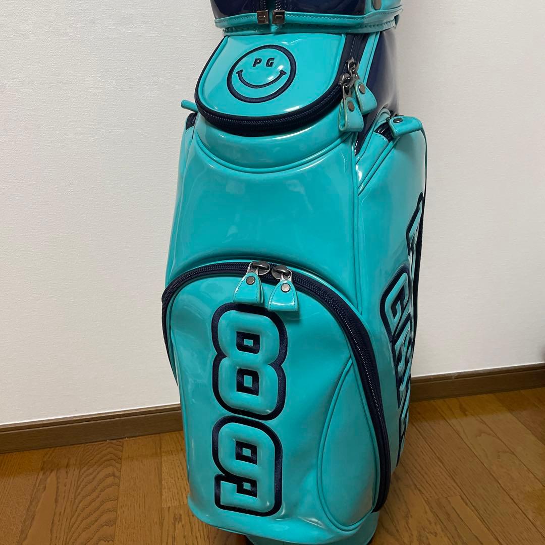 パーリーゲーツ　PEARLY GATES キャディバッグ　ターコイズブルー