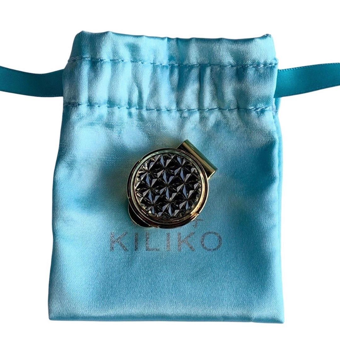 希少　美品　東京切子 KILIKO ゴルフマーカー ゴールド ガラス 桐箱付き