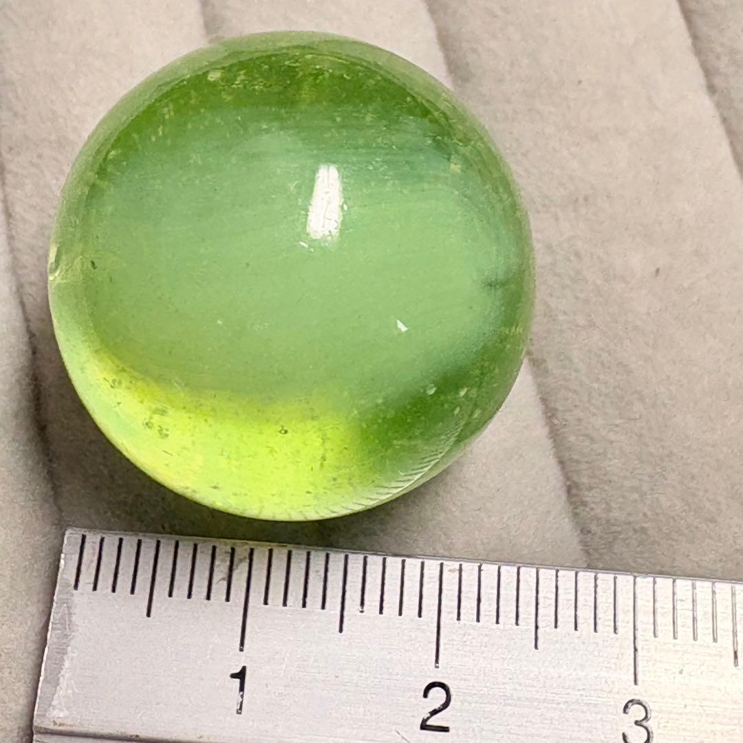 大粒 ウランガラス ビー玉 ディプレッショングラス マーブル 難あり 汚れあり