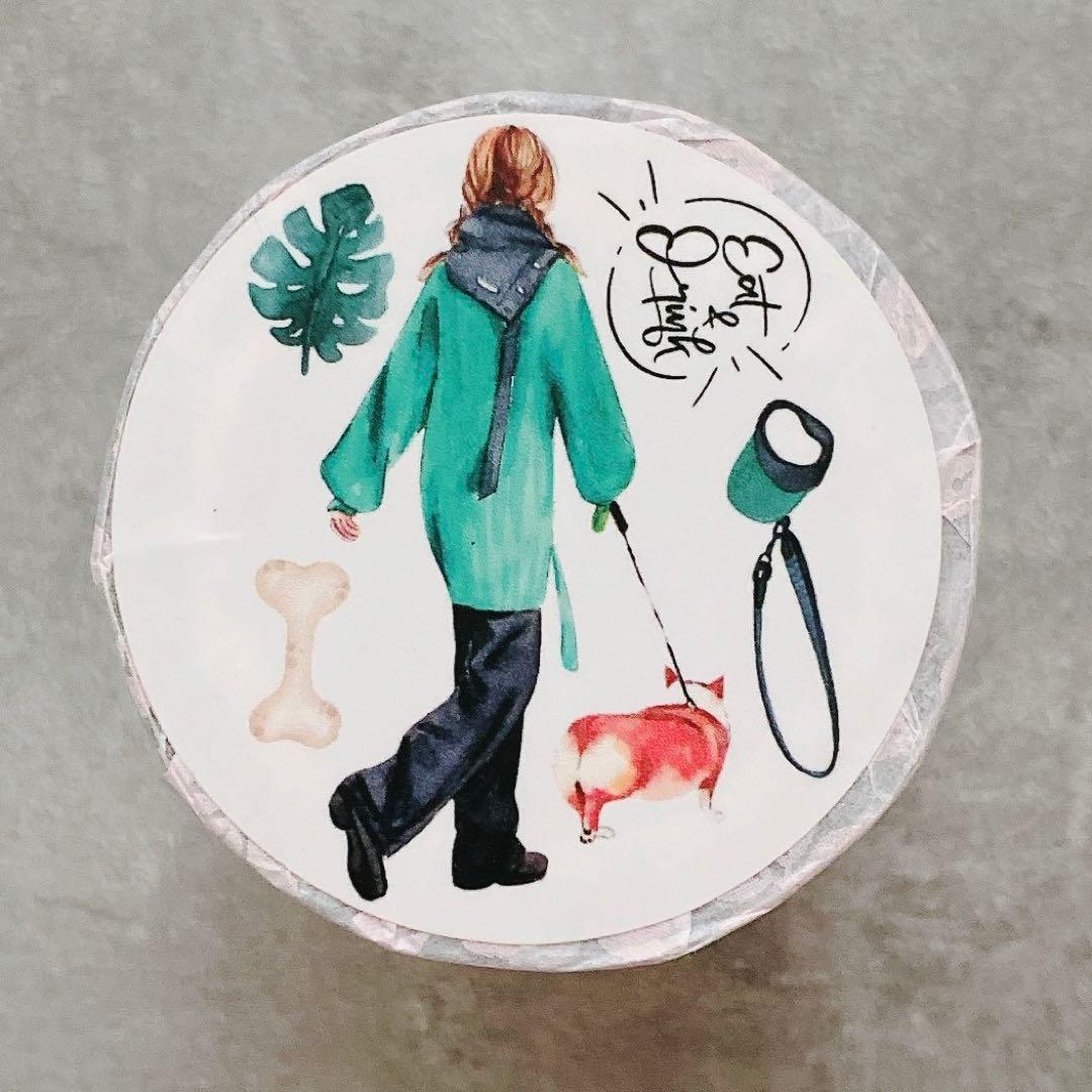 ⭐️SALE⭐️WT《行走的艺术》海外マスキングテープ　マステ 【2164】