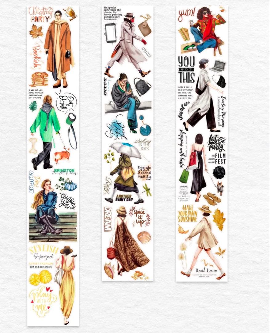 ⭐️SALE⭐️WT《行走的艺术》海外マスキングテープ　マステ 【2164】