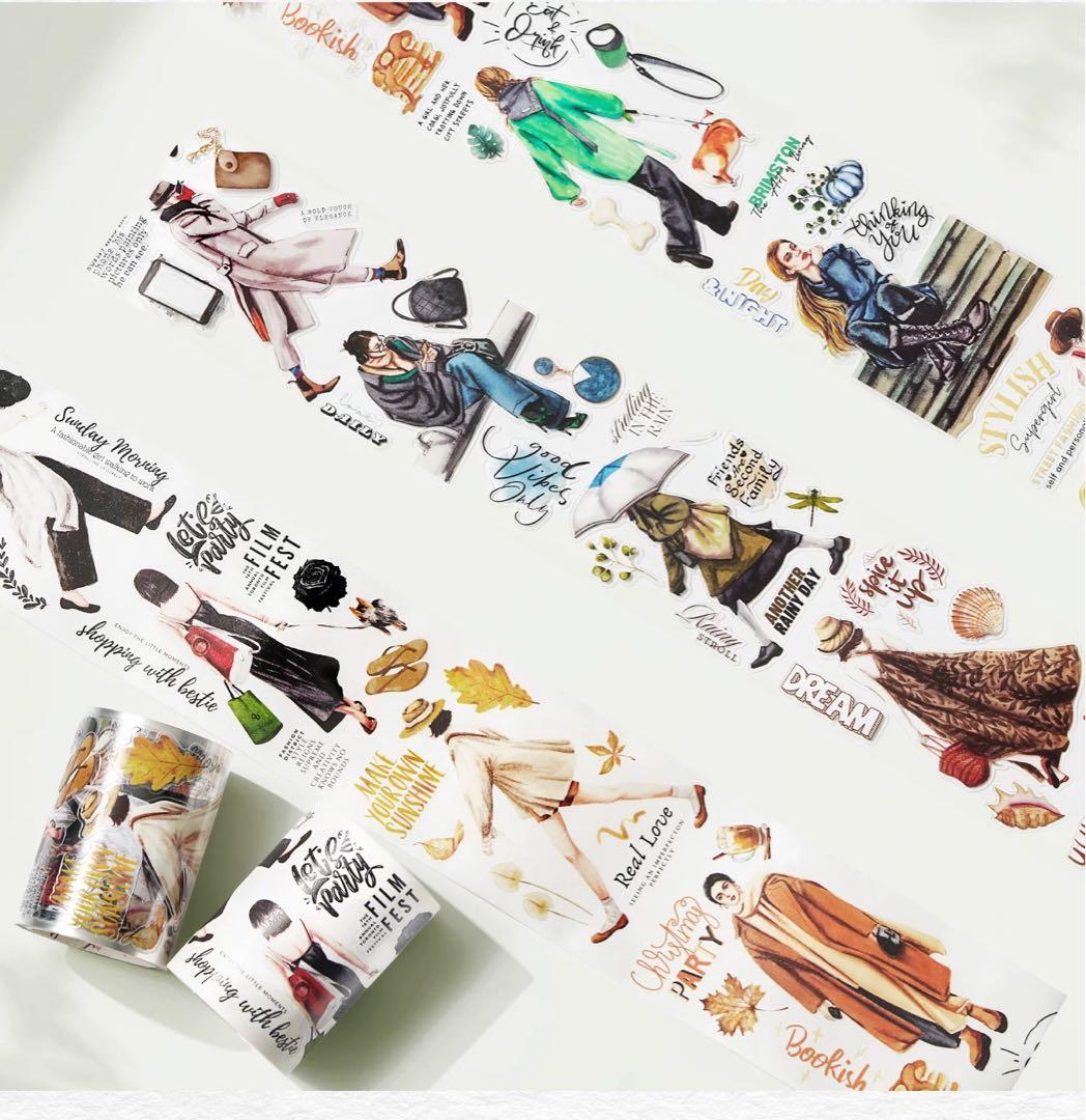 ⭐️SALE⭐️WT《行走的艺术》海外マスキングテープ　マステ 【2164】