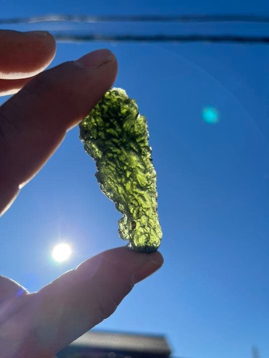 希少　モルダバイト18.4g インパクトガラス