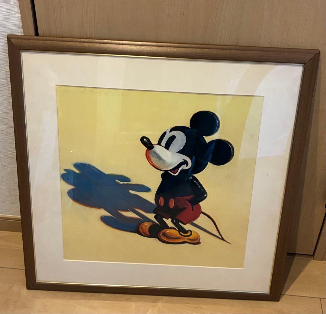 MICKEY MOUSE BY WAYNE THIEBAUD 額入り