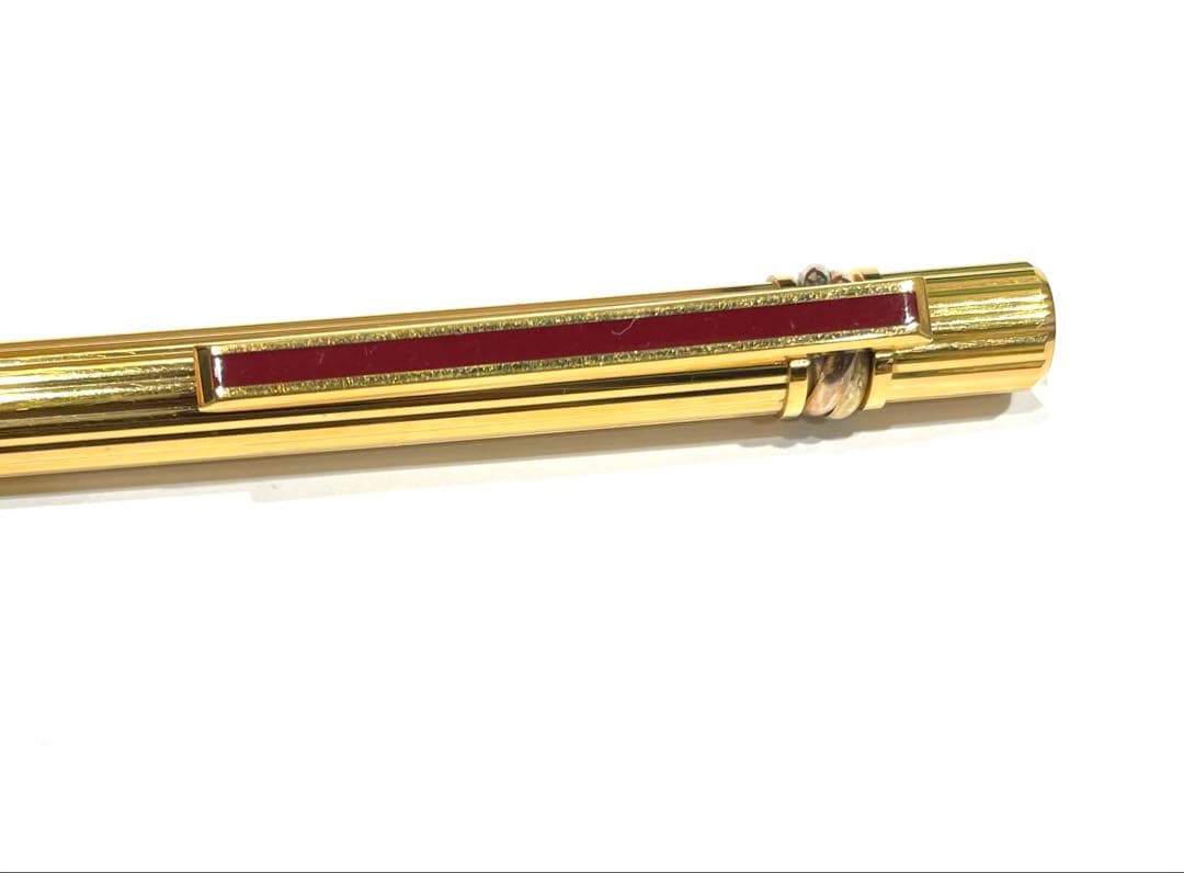 Cartier マスト ドゥ カルティエ ボールペン ツイスト式 ゴールド