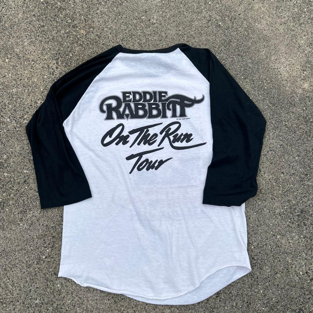 80s USA製 EDDIE RABBITT Tシャツ バンT コピーライト