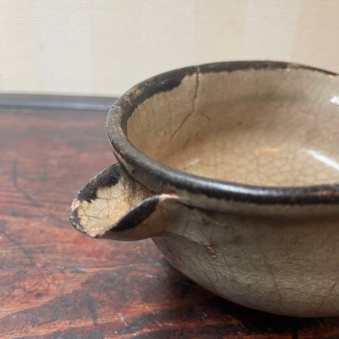 江戸期 絵唐津 片口 古唐津 酒器徳利