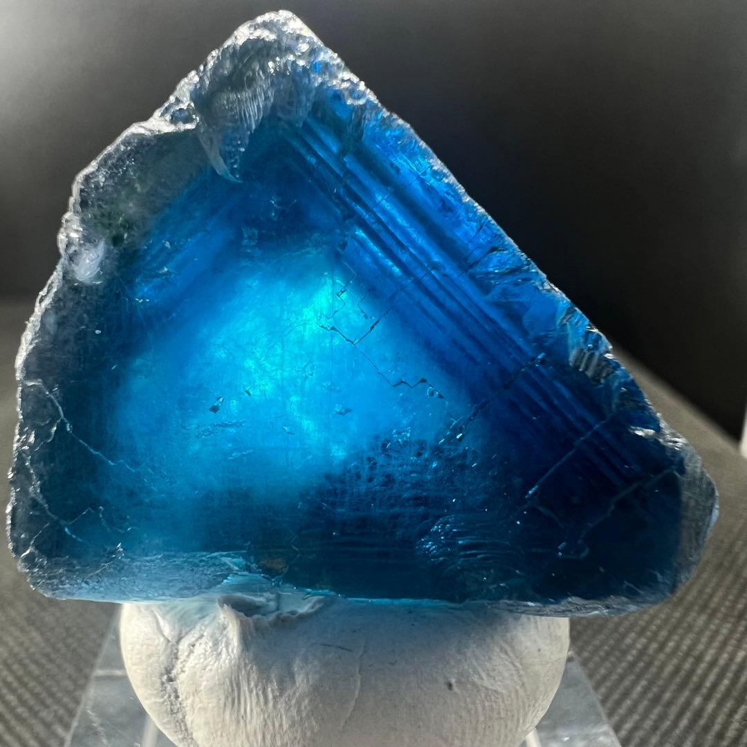 ヤオガンシャン　「ナイルブルー」ウィンドウ　「コバルトブルー」フローライト