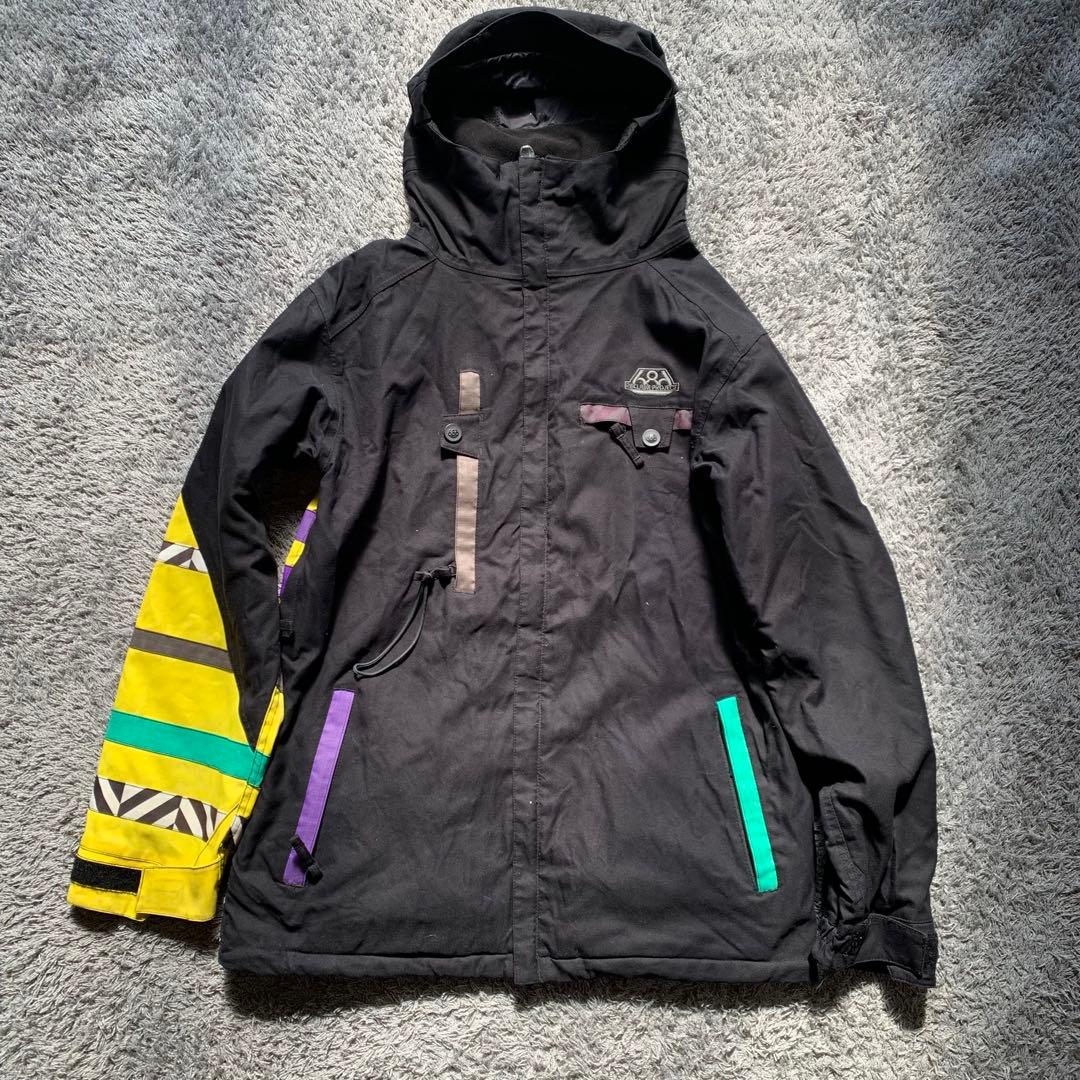 【即日発送】スノーボードウェア ブラック/イエロー/パープル