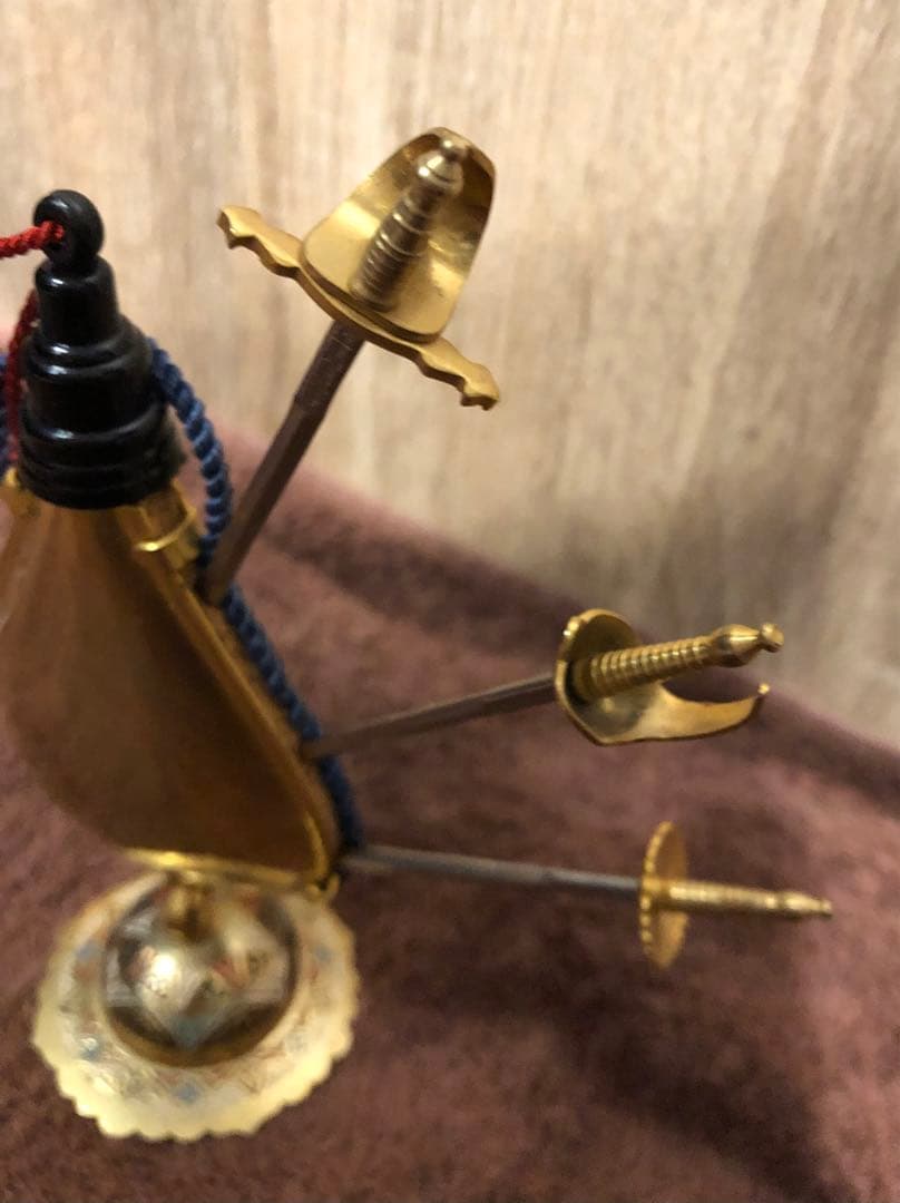 ヴィンテージ スペイン トレド ソード カクテルスティック ピック　踊り子