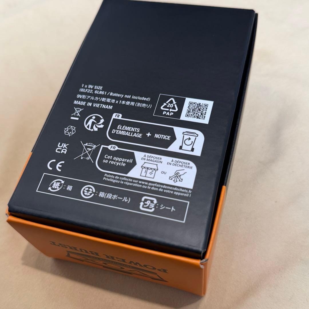 【美品】VOX POWER BURST TUBE BOOSTER エフェクター