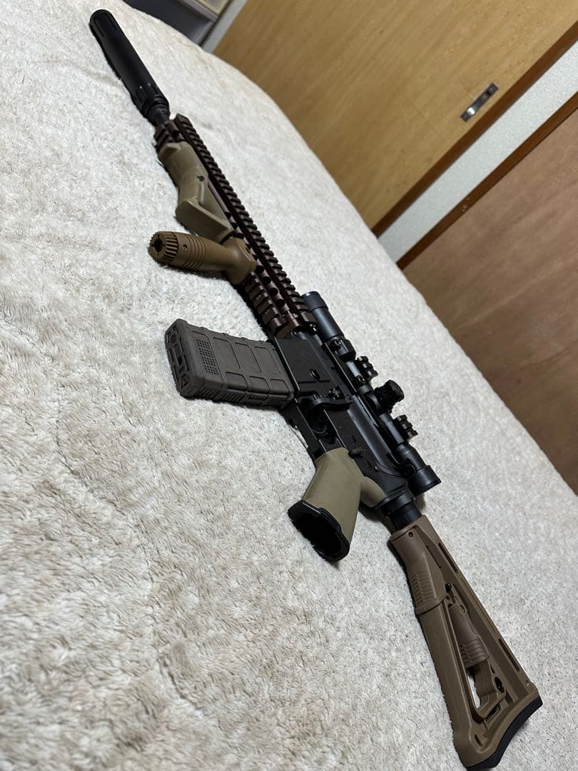 東京マルイ M4A1 MWS ガスブローバック カスタム MK18 付 属品多数