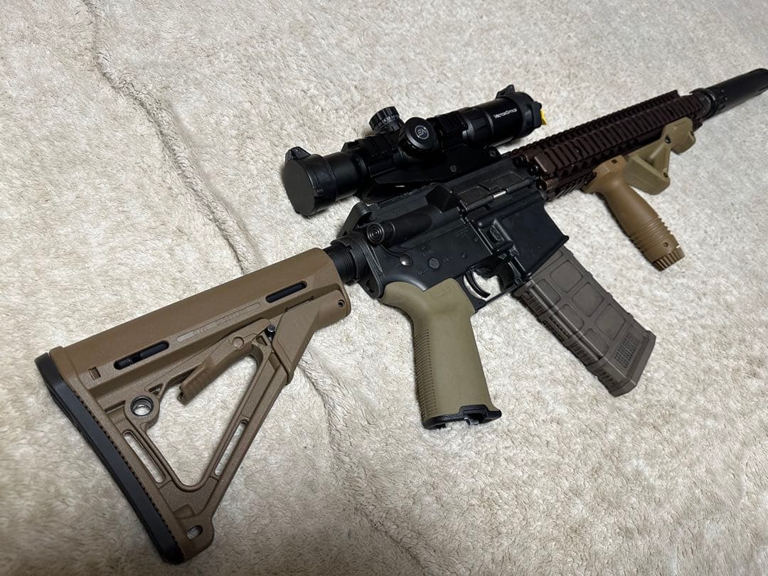 東京マルイ M4A1 MWS ガスブローバック カスタム MK18 付 属品多数