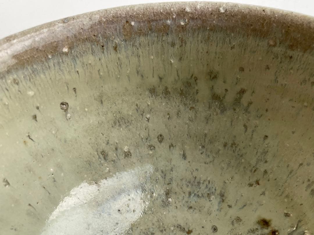 陶芸家　十四代　中里太郎右衛門　斑唐津茶盌　茶碗　抹茶碗　共箱　茶道具