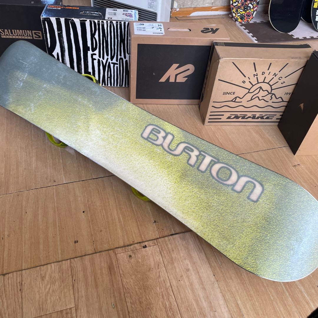 BURTON　バートン　スノーボードセット　CUSTOMバインディング付
