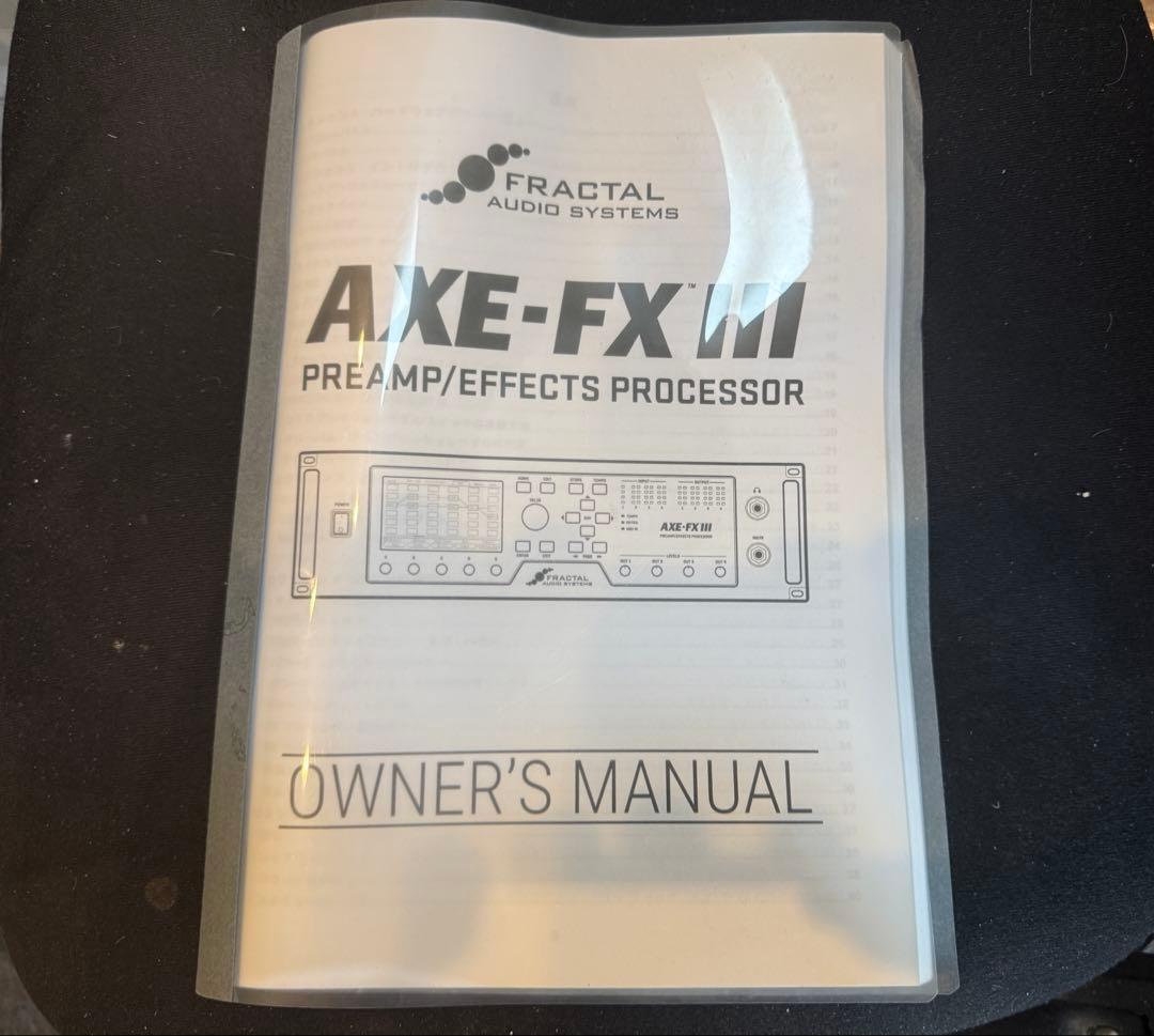 ギター Fractal audio AXE FX3