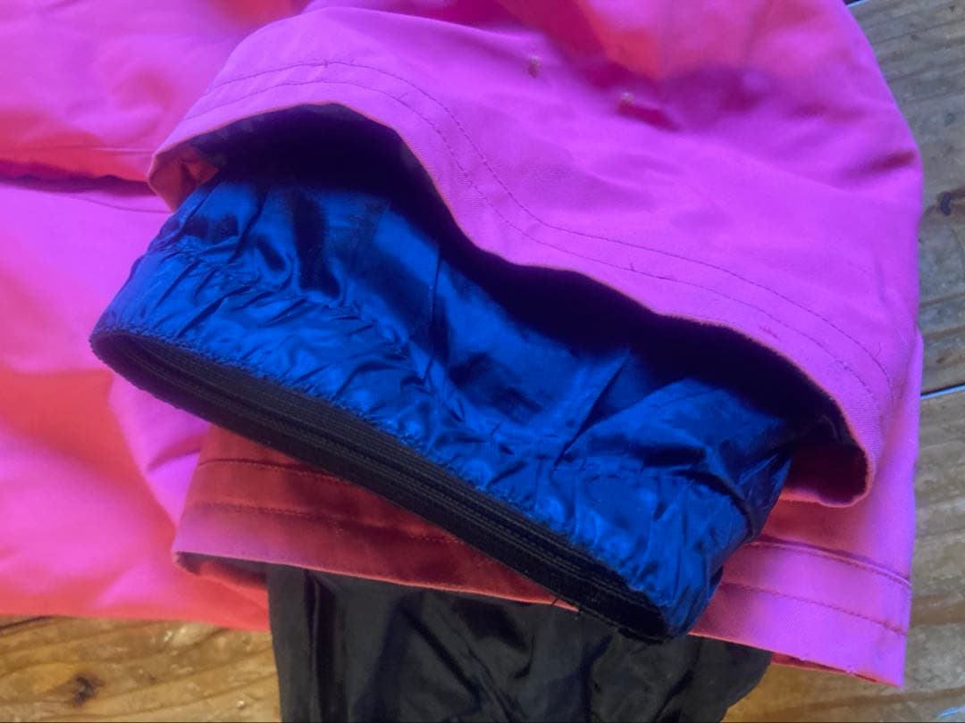 専用ROXY スキーウェア 130 スノボ 上下　腰履きパンツ ピンク系 キッズ