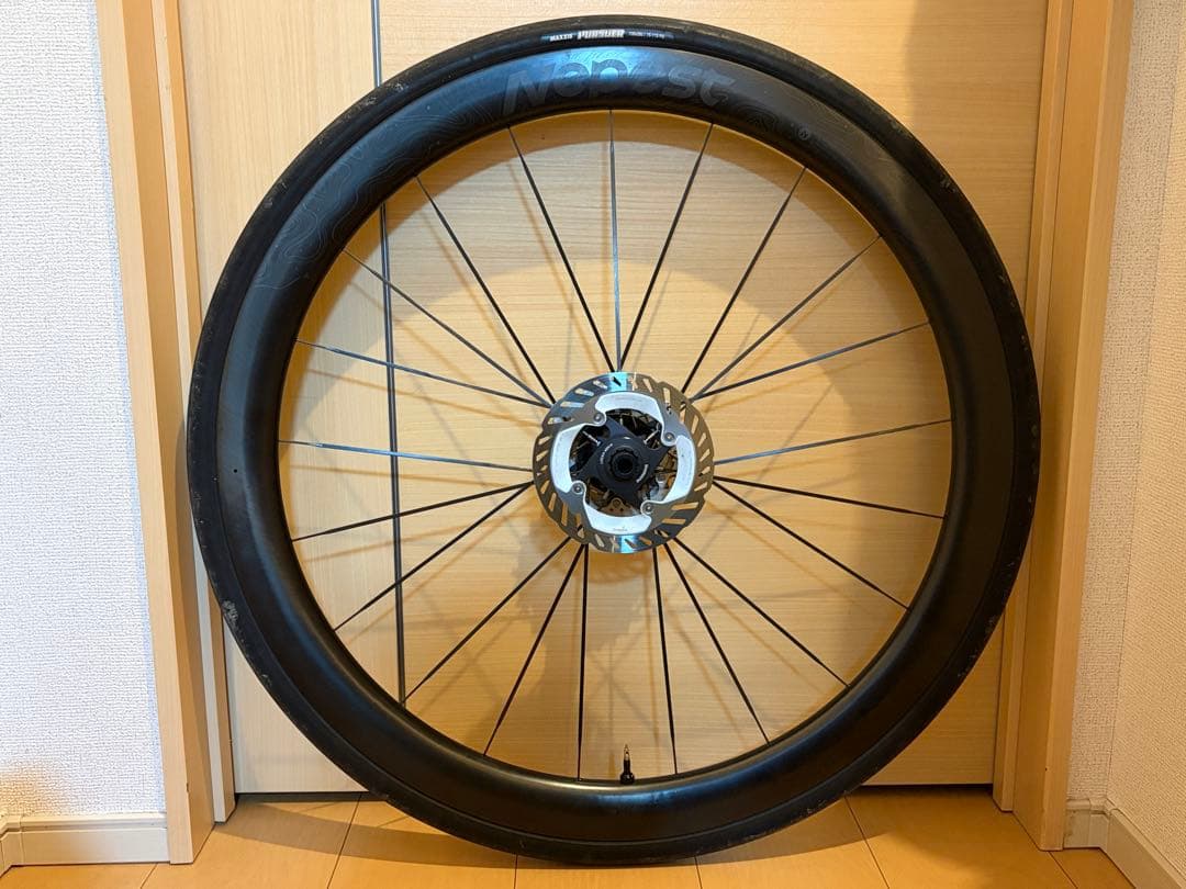 【美品】NEPEST NOVA45 カーボンホイールセット ディスクブレーキ