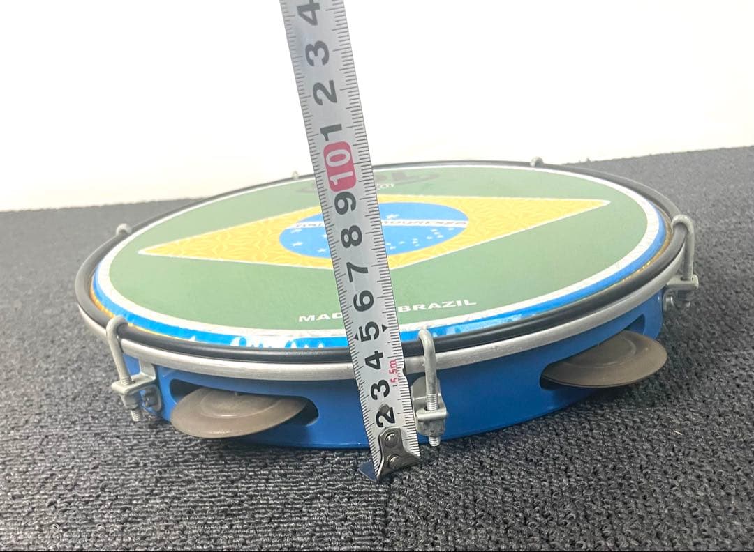 ●IZZO GOL パンデイロ 10インチ ブラジル製 国旗柄●