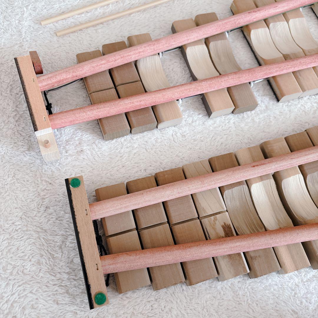 【美品】YAMAHA 卓上木琴 No.185 楽器 ヤマハ 木琴 30音 箱付き