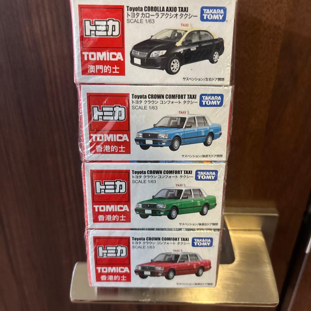 トミカ トヨタ香港タクシー4台セット