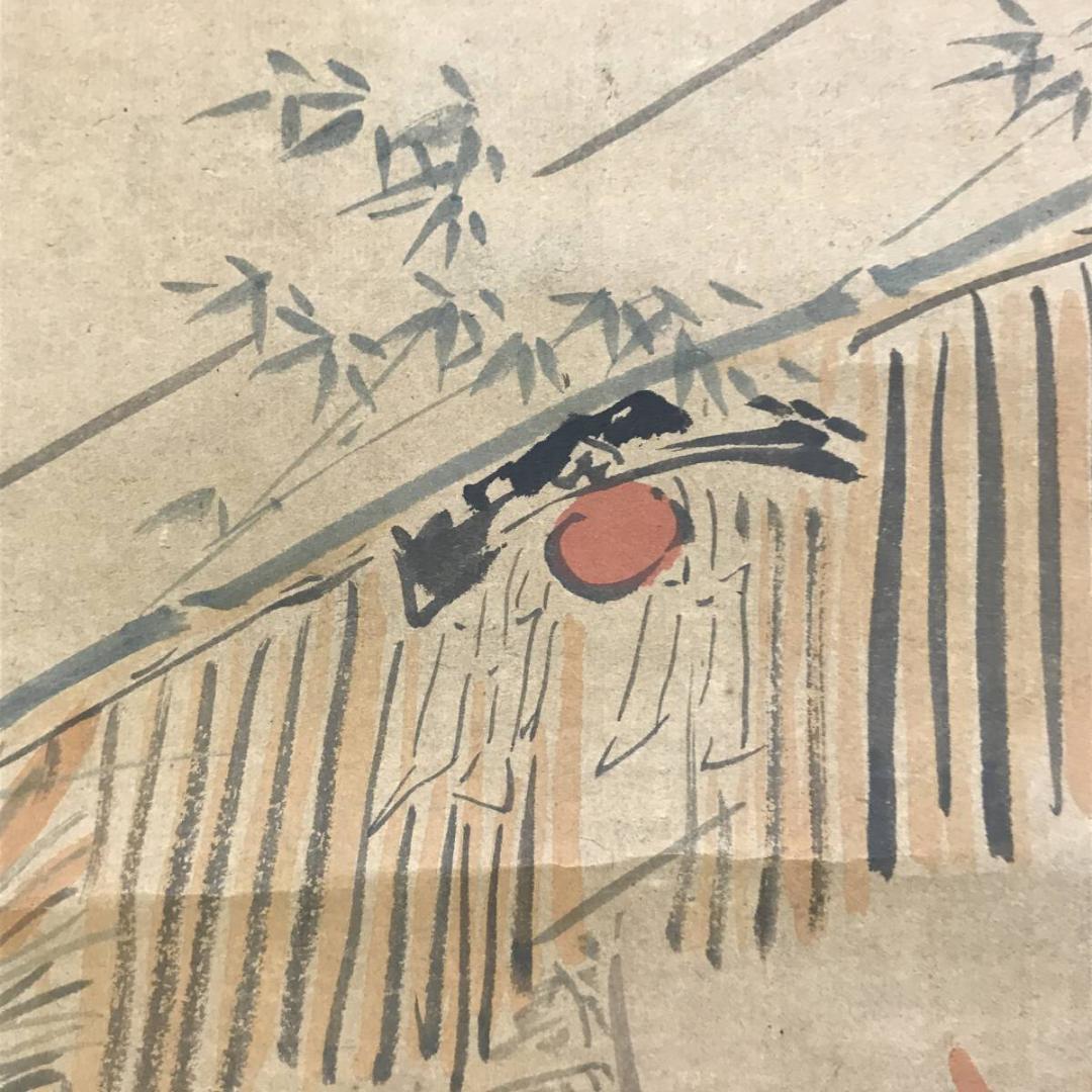 真作/狩野常山/恵比須図/大黒図/十日戎図/祝掛軸/掛軸☆宝船☆AE-359