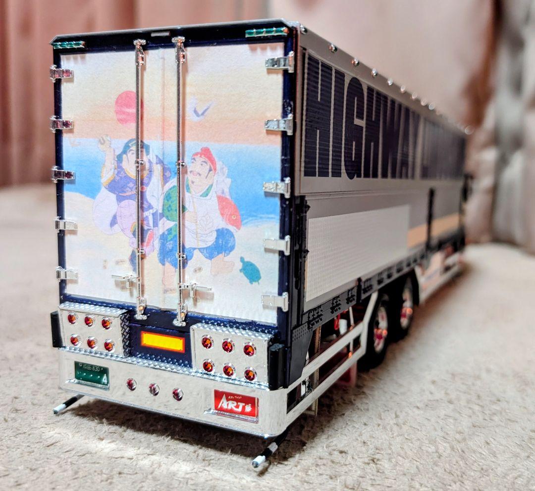 デコトラプラモデル完成品1/32