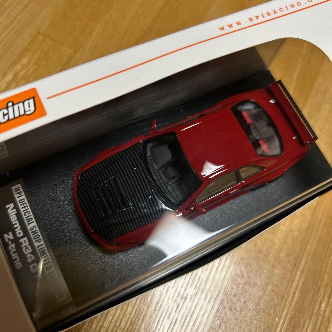 HPI 1/43 ニスモ R34 GT-R Z-tune レッドオフィシャル限定