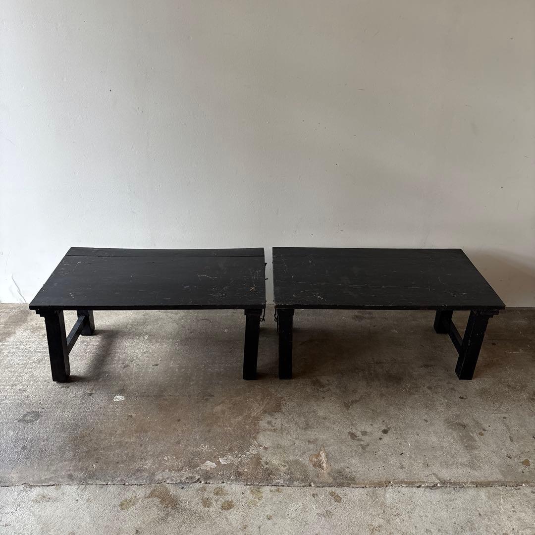 専用です　古い習字教室の机二台セット　寺子屋2 3