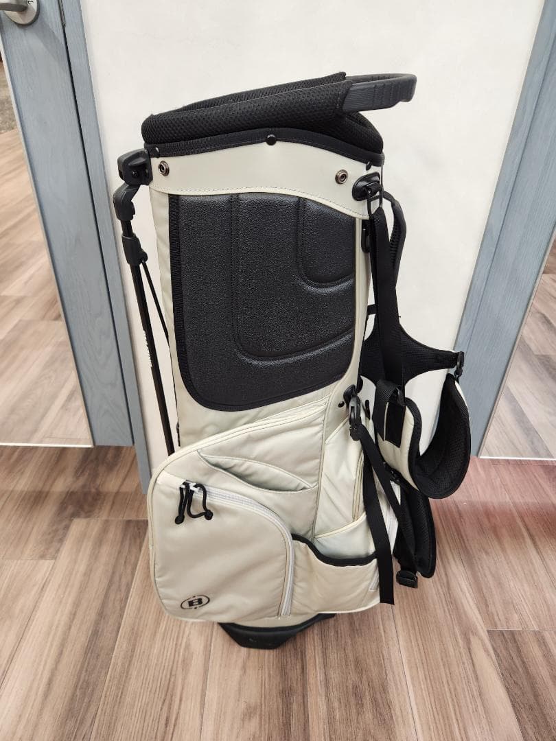 ぶりーふぃんぐーBRIEFING ホワイト キャディバッグ(中古)