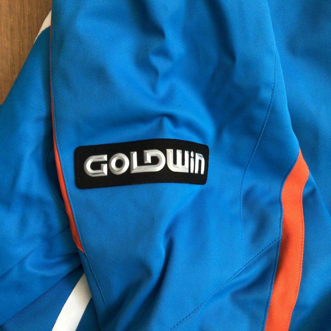 ゴールドウイン GOLDWIN スキーウェア ブルー/ブラック/オレンジ
