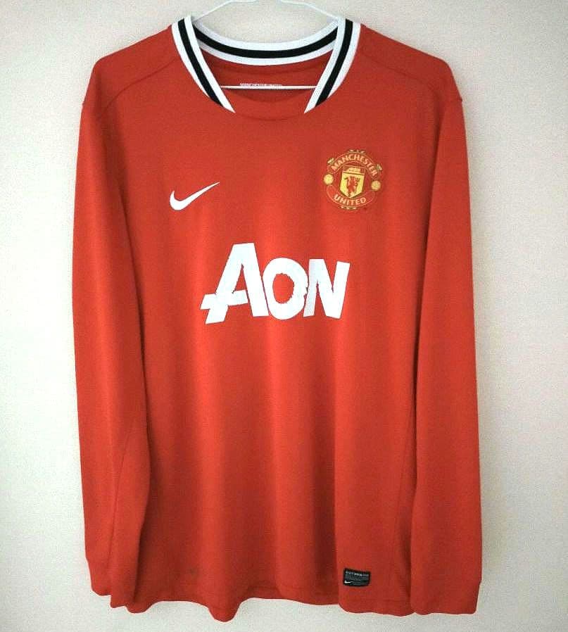【激レア】マンU ルーニー 11/12 長袖ユニフォーム XLサイズ