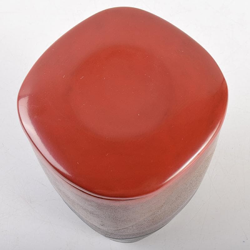 駿河漆器　蒔絵師　諸井治郎作　梨地富士山蒔絵　替茶器　桐箱　V　R5060