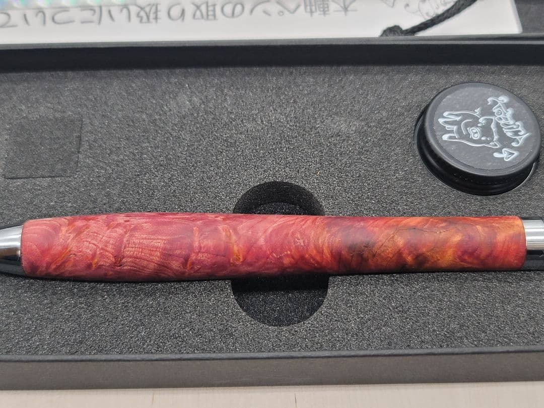 新品　こぶた工房　タクサスフローリーニーバール　極上杢　シャープペンシル0.5