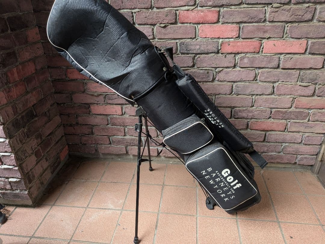 BARNEYS NEW YORK ゴルフバッグ ブラック