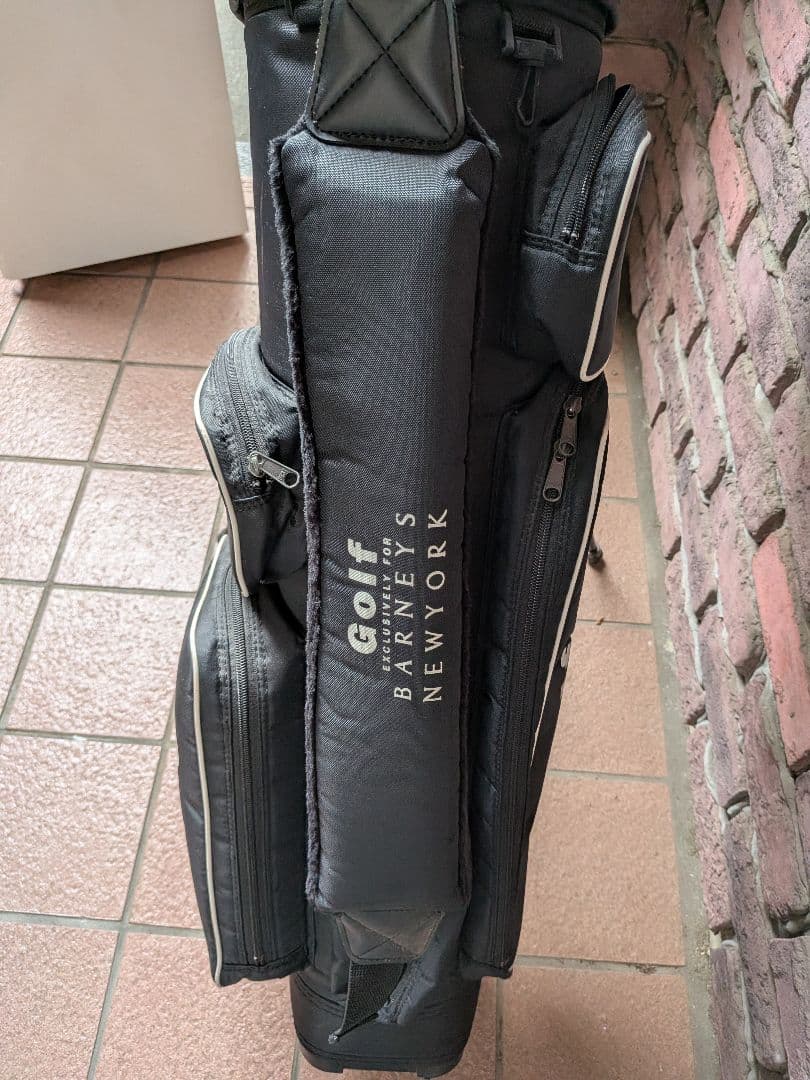 BARNEYS NEW YORK ゴルフバッグ ブラック