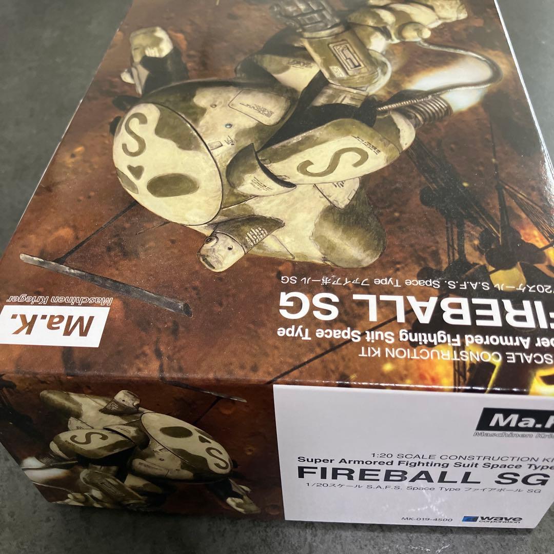 1/20wave マシーネンクリーガー、ファイアーボールSG・Mメルジーネ