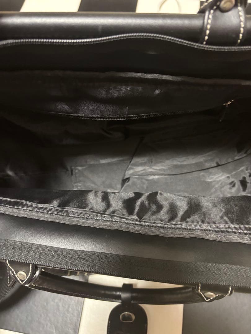 ANGELO GARBASUSゴルフレザーボストンバッグ