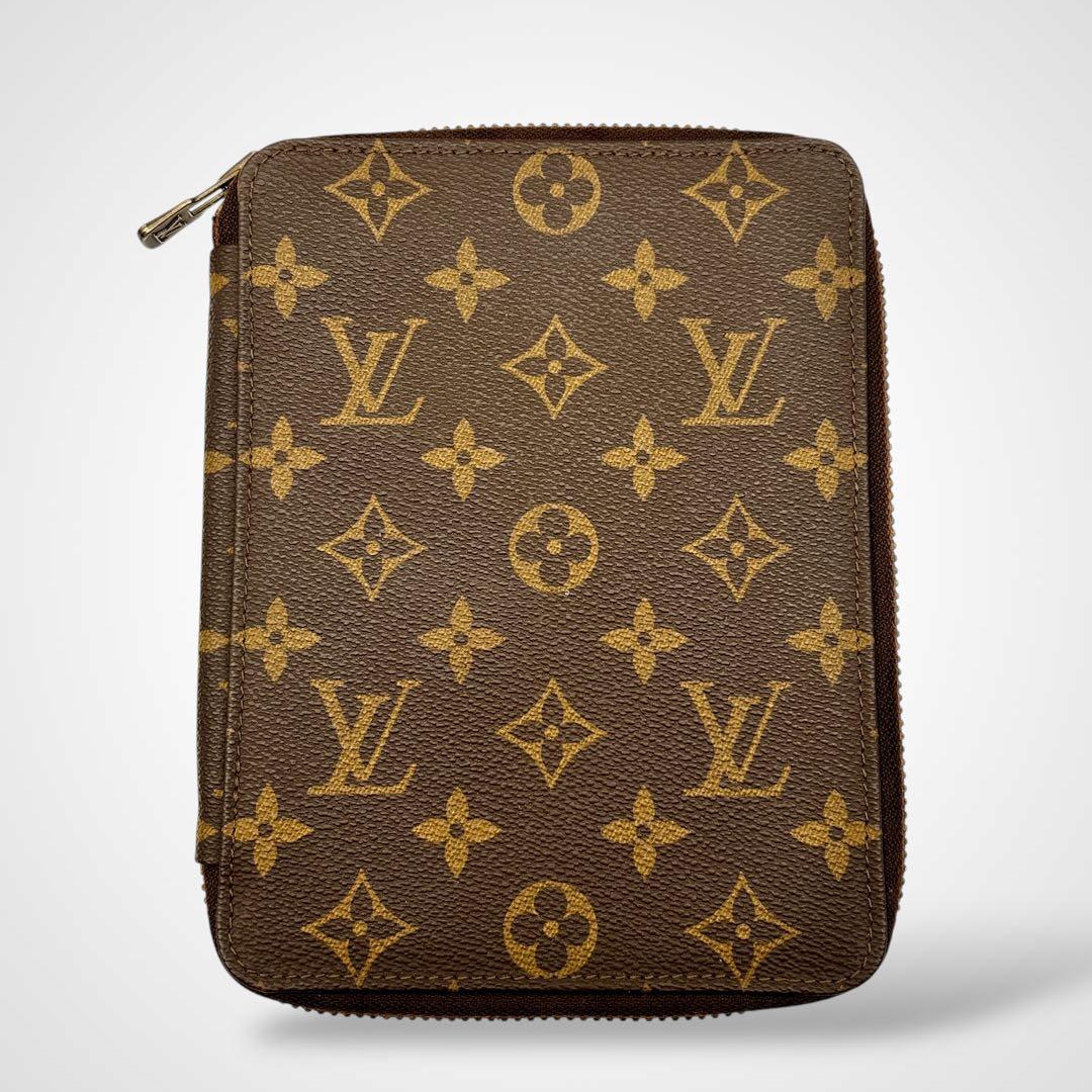 ルイヴィトン モノグラム パスポートケース ラウンドジップ ヴィンテージ 廃盤