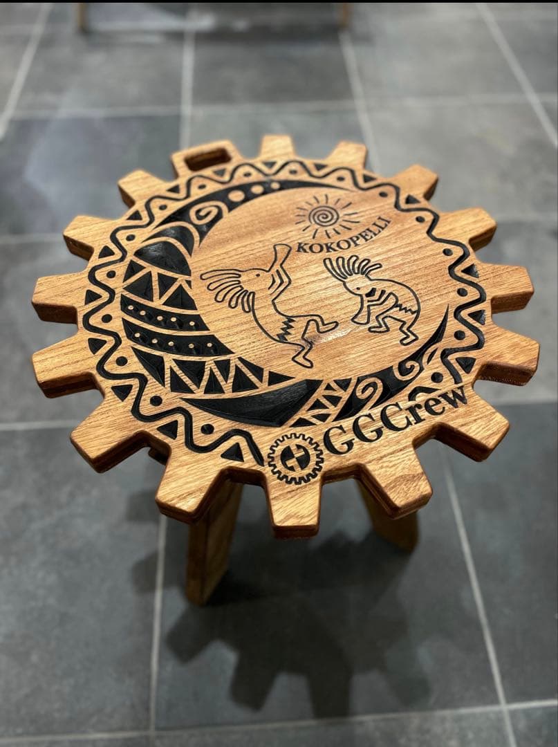 新品‼️GGCrew✨サイドテーブル✨Kokopelli（ココペリ）チーク色