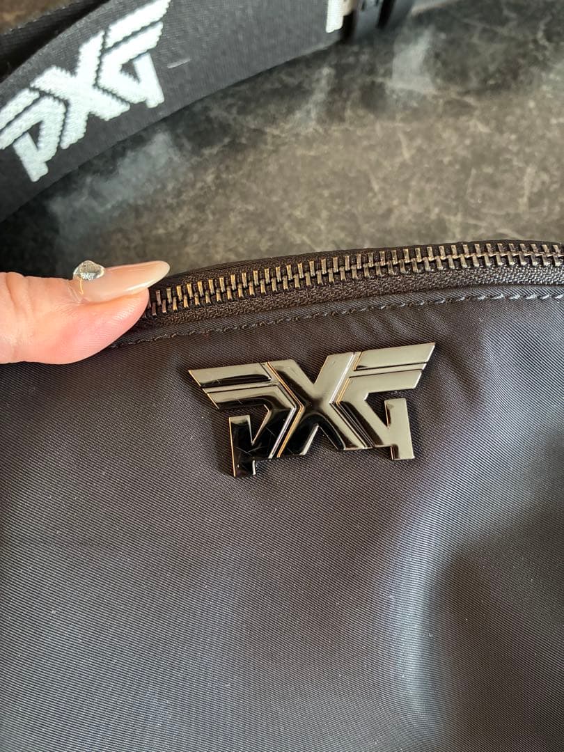 PXG ブラックウエストバッグ