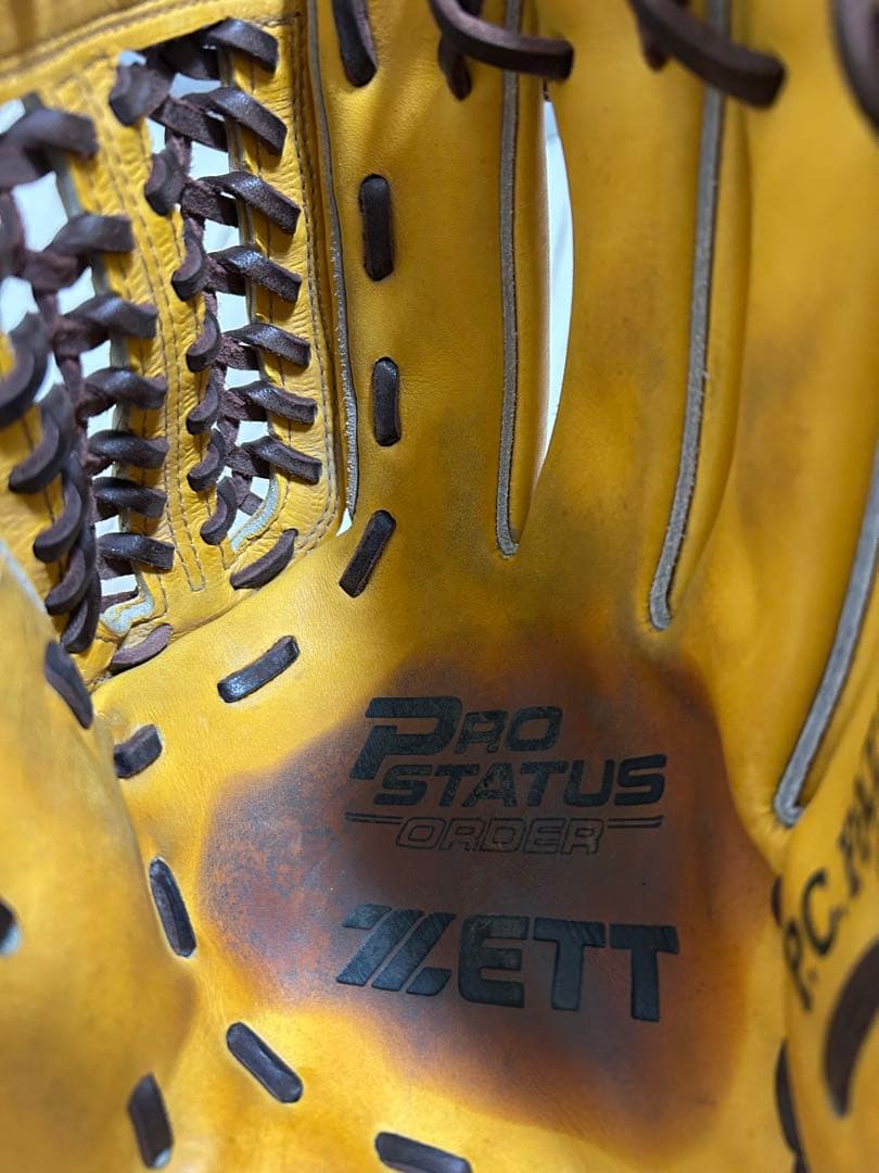 ZETTプロステイタス グローブ右投げ用　硬式用　即戦力　オーダーグラブ　レア物